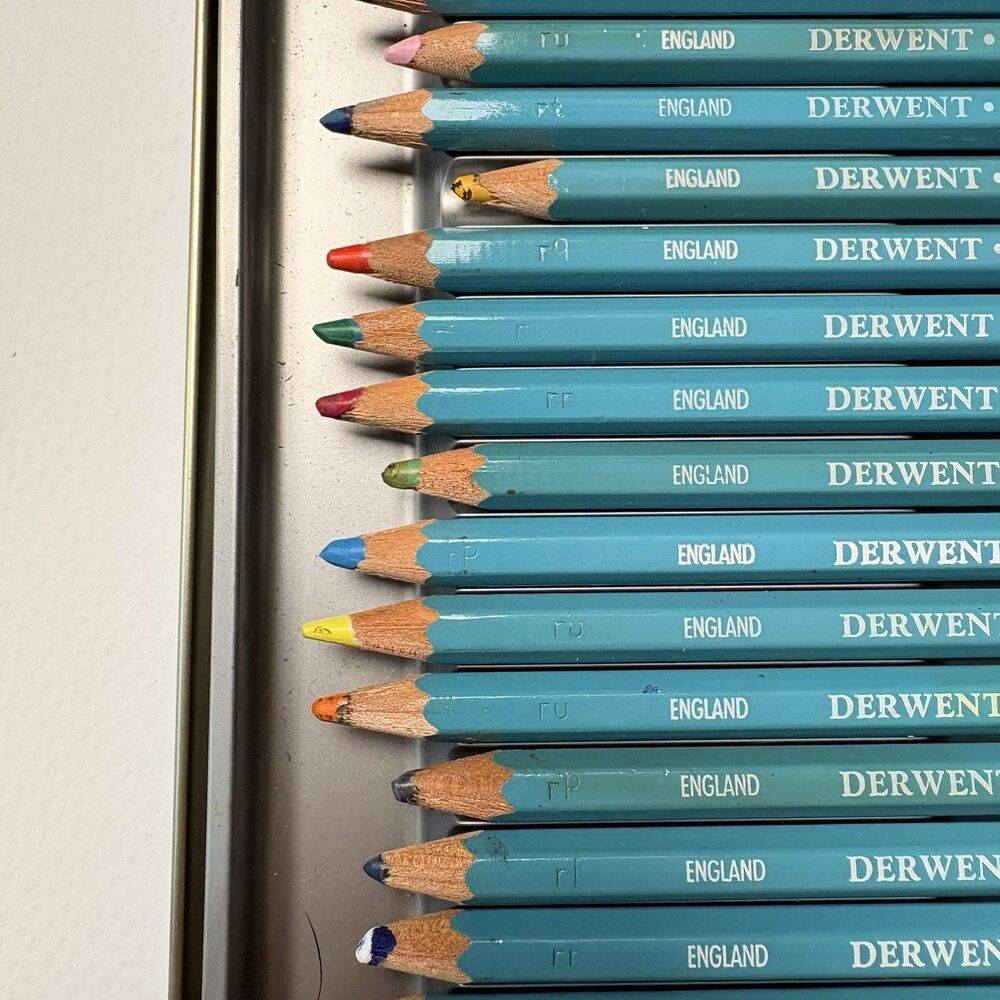 Derwent Watercolor Pencils - Gently Used - 23 of 24 Pack See Listing For Colors - Picture 9 of 10